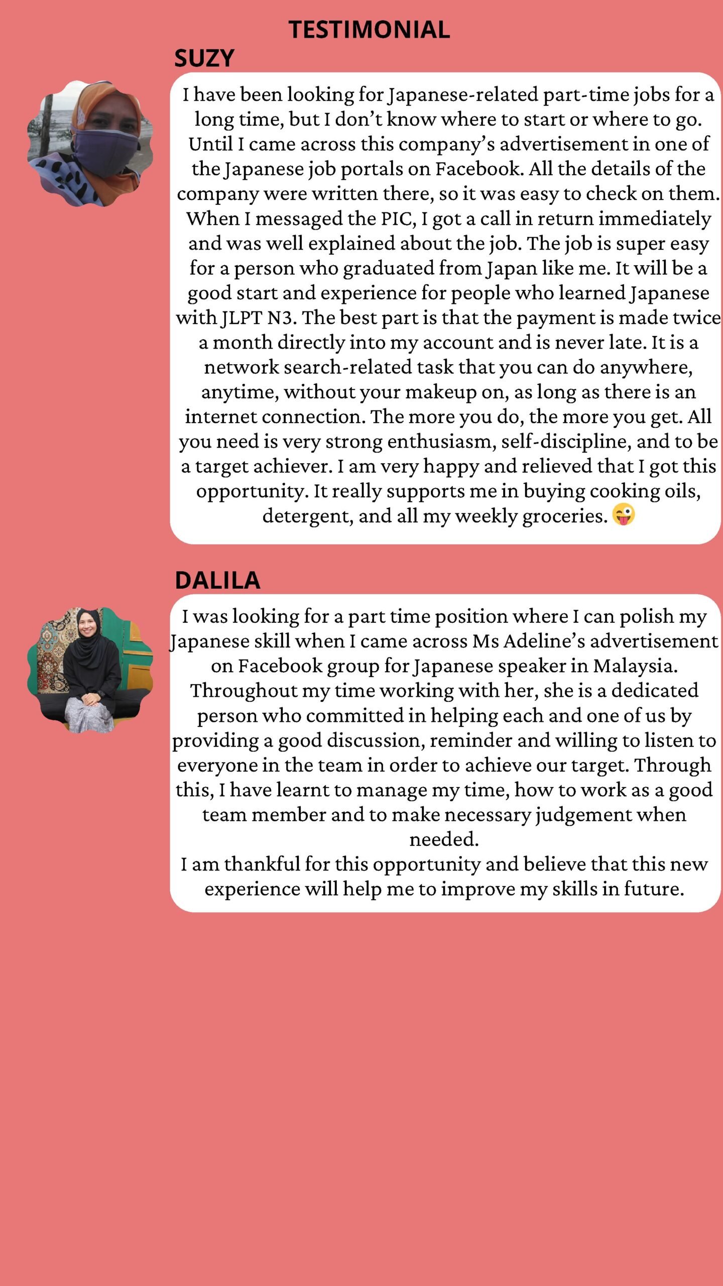 Beige Aesthetic Customer Testimonial Instagram Story